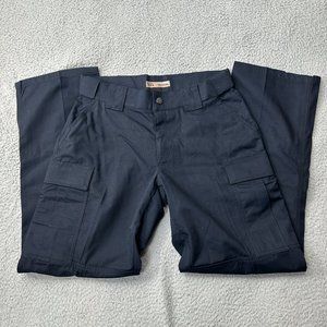 5 11 Tactical Pants Womens 8 Blue Ripstop Cargo Wide Leg Utility 31x30 Military